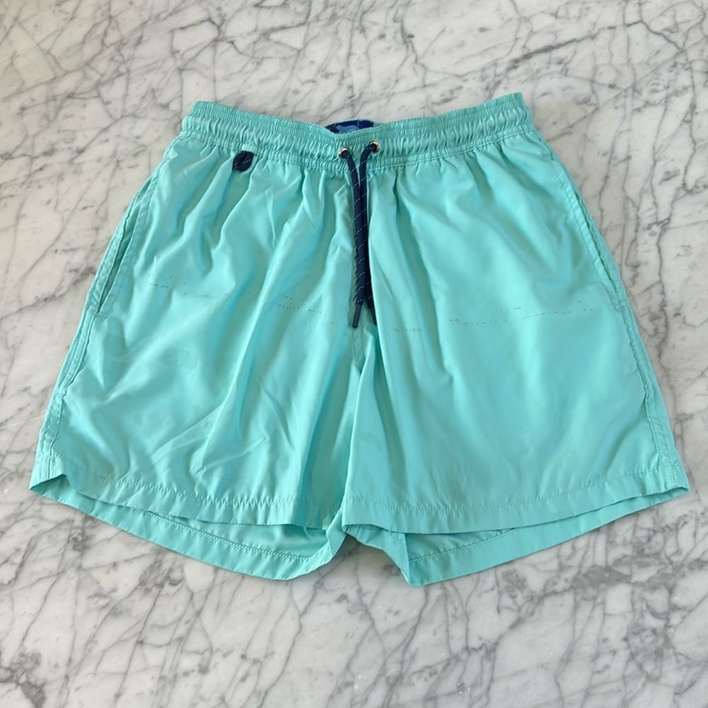CRASQI Blue Swim Trunks Men’s Small *flaw
